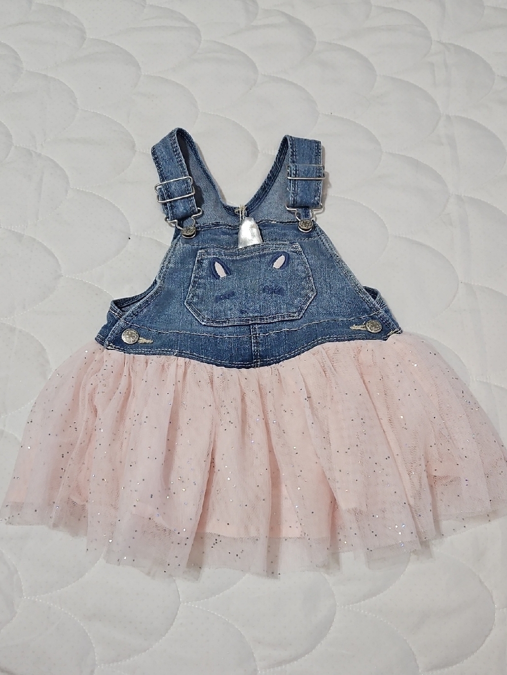 OshKosh Unicorn Tulle Skirted Overalls